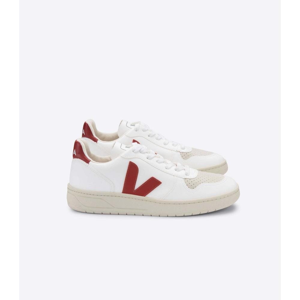 Veja V-10 CWL Tornacipő Férfi White/Red | HU 323WNB